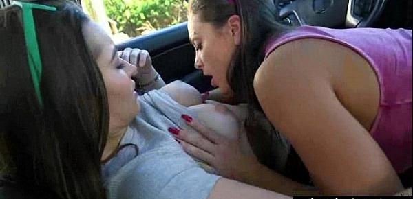  Sexy Lesbian Girls (Dani Daniels & Abigail Mac) Make Love In Front Of Camera movie-11